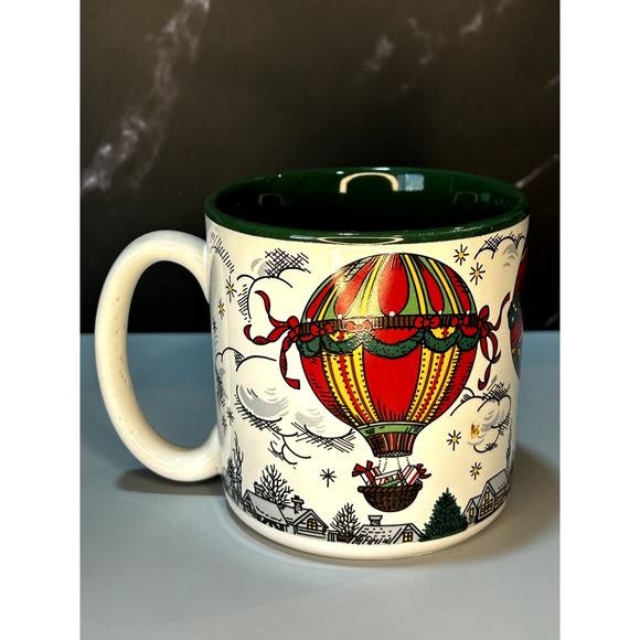 Vintage Creative Concepts Hot Air Balloon Christmas Mug with Box - Picture 3 of 7